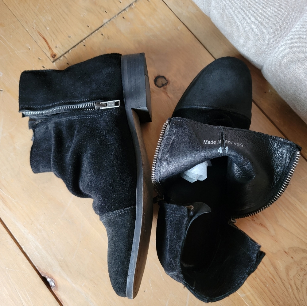 Shoe The Bear suede zip-up boots